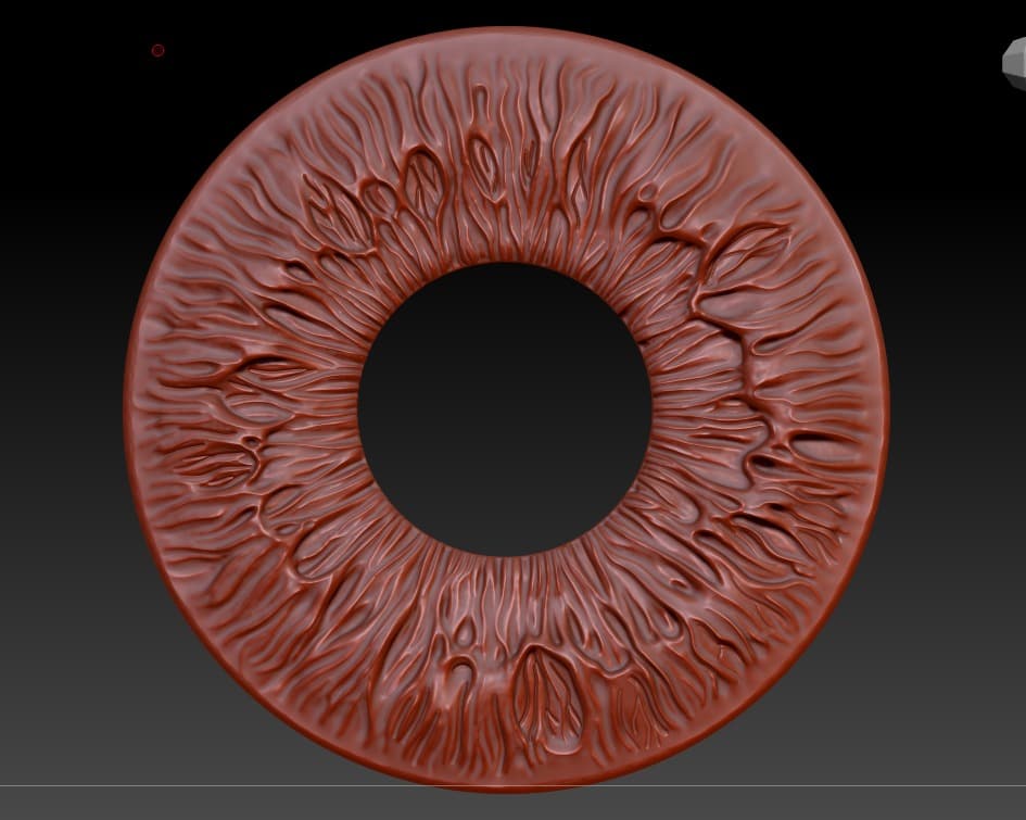 Model rrethor me teksture organike ne reliev