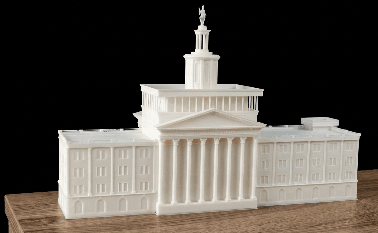 Model arkitektonik i printuar 3D